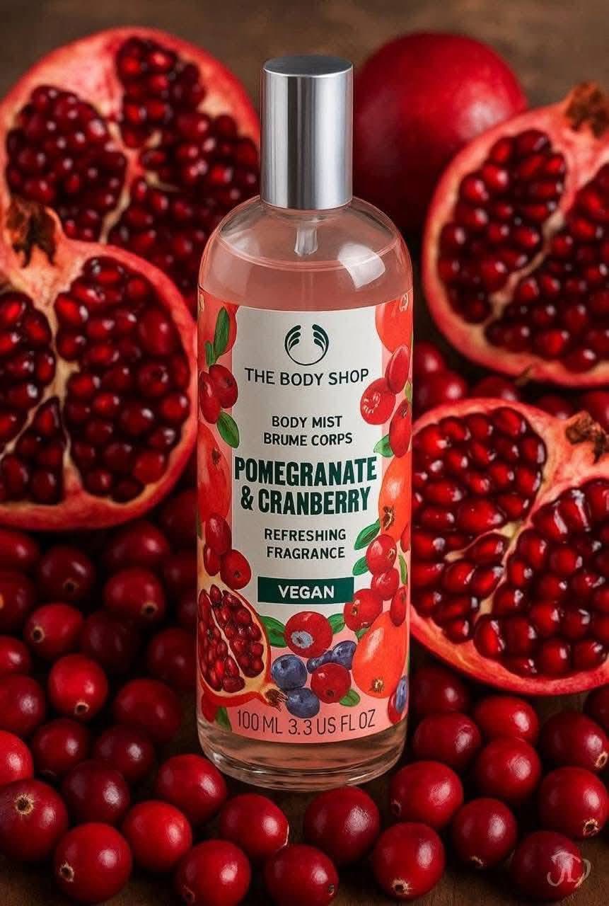 معطر للجسم من الرمان والتوت البري
